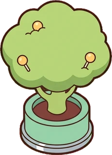 Floor plants, a sticker from the The Barbershop world