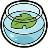 Small plants, a sticker from the The Barbershop world