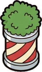 Small plants, a sticker from the The Barbershop world
