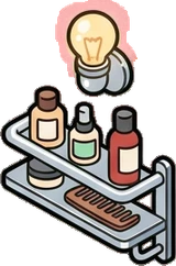 Garlands and hanging things, a sticker from the The Barbershop world