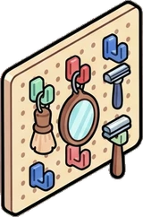 Garlands and hanging things, a sticker from the The Barbershop world