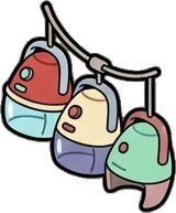Garlands and hanging things, a sticker from the The Barbershop world