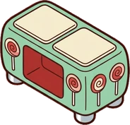 Poufs and ottomans, a sticker from the The Barbershop world