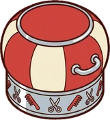 Poufs und Hocker, ein Sticker aus der Welt Barbierstube