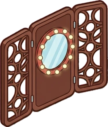 Folding screens, a sticker from the The Barbershop world