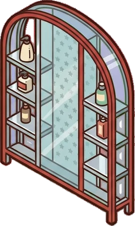 Folding screens, a sticker from the The Barbershop world
