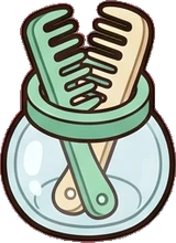 Shelf things, a sticker from the The Barbershop world