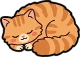 Cats and small animals, a sticker from the The Barbershop world