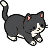 Cats and small animals, a sticker from the The Barbershop world