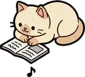 Cats and small animals, a sticker from the The Barbershop world