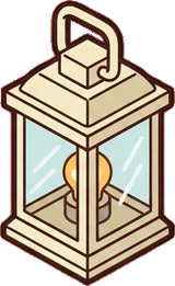 Candles and small lights, a sticker from the The Barbershop world