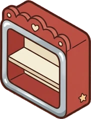Wall cabinets, a sticker from the The Barbershop world