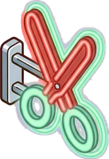 Wall lights, a sticker from the The Barbershop world