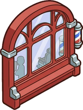 Fenster, ein Sticker aus der Welt Barbierstube
