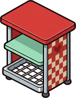 Desks and workbenches, a sticker from the The Barbershop world
