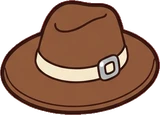 Bags, hats and shoes, a sticker from the The Barbershop world