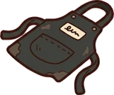 Bags, hats and shoes, a sticker from the The Barbershop world