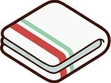 Bags, hats and shoes, a sticker from the The Barbershop world