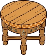 Coffee tables, a sticker from the Cat Café world