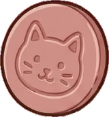 Collectibles, a sticker from the Cat Café world