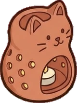Collectibles, a sticker from the Cat Café world