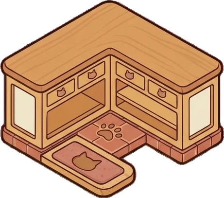 Counters, a sticker from the Cat Café world
