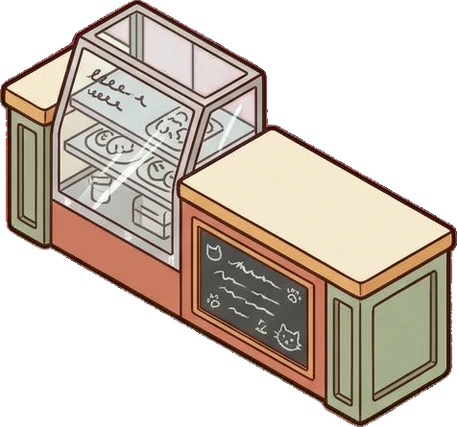 Counters, a sticker from the Cat Café world