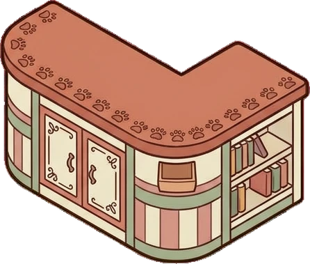 Counters, a sticker from the Cat Café world