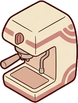 Gadgets and devices, a sticker from the Cat Café world