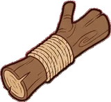 Baskets and floor things, a sticker from the Cat Café world