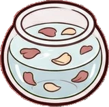 Small plants, a sticker from the Cat Café world