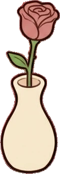 Small plants, a sticker from the Cat Café world