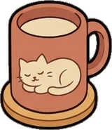 Shelf things, a sticker from the Cat Café world
