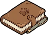 Shelf things, a sticker from the Cat Café world