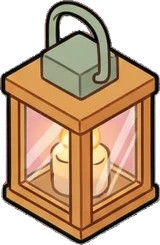 Candles and small lights, a sticker from the Cat Café world