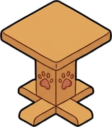 Tables for two, a sticker from the Cat Café world