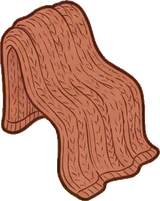 Cushions and blankets, a sticker from the Cat Café world
