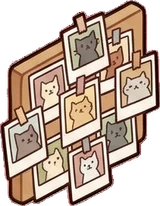Wall art and frames, a sticker from the Cat Café world