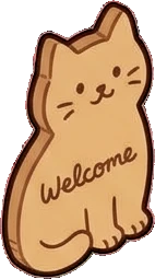 Wall art and frames, a sticker from the Cat Café world