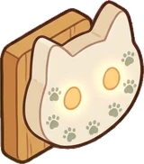 Wall lights, a sticker from the Cat Café world