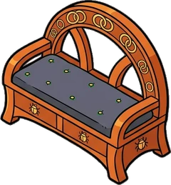 Benches, a sticker from the The Dragon's Hoard world