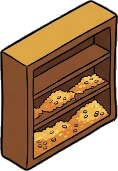 Bookcases, a sticker from the The Dragon's Hoard world