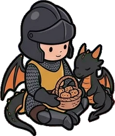 People together, a sticker from the The Dragon's Hoard world