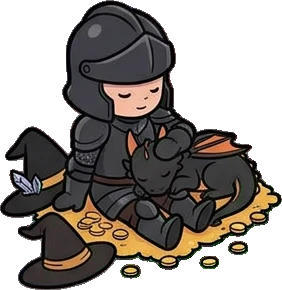 People together, a sticker from the The Dragon's Hoard world