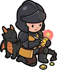 People together, a sticker from the The Dragon's Hoard world