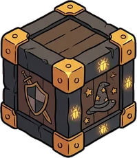 Chests and trunks, a sticker from the The Dragon's Hoard world