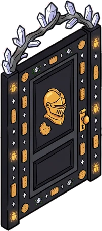Doors, a sticker from the The Dragon's Hoard world
