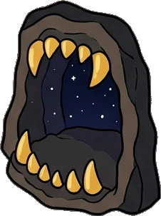 Doors, a sticker from the The Dragon's Hoard world