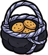 Baskets and floor things, a sticker from the The Dragon's Hoard world