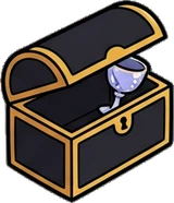 Baskets and floor things, a sticker from the The Dragon's Hoard world